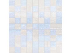 Diadema Мозаика 30х30 голубой+белый Laparet