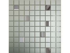 Мозаика зеркальная Серебро матовое + Графит См90Г10 ДСТ 25 х 25/300 x 300 мм (10шт) - 0,9
