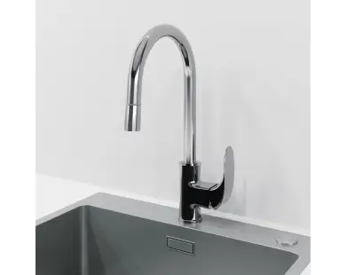 Смеситель для кухни LAPARET LISERA с выдвижным изливом N2042402LPT