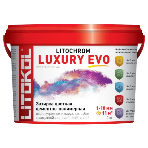 LITOCHROM LUXURY EVO LLE.205 Жасмин 2kg ведро