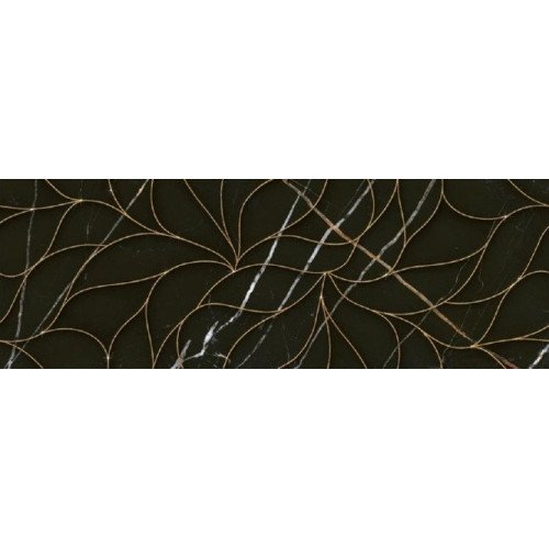 Black&Gold Struttura Decor 24.2x70 Eletto сeramica