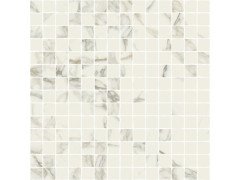 Charme Deluxe Arabescato White Mosaico Split Cer 30x30 Италон