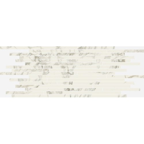 Charme Deluxe Arabescato White Strip Lux Ret 26x75 Италон