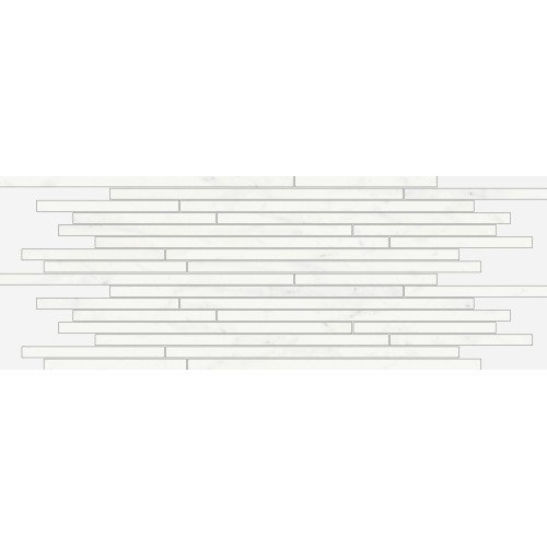 Charme Deluxe Bianco Michelangelo Strip Lux Ret 26x75 Италон