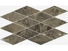 Charme Deluxe Emperador Dark Mosaico Diamond Lux 28x48 Италон