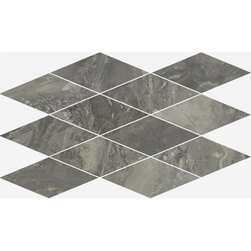 Charme Deluxe Grigio Orobico Mosaico Diamond Lux 28x48 Италон