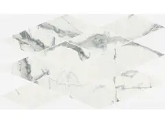 Charme Deluxe Invisible White Mosaico Diamond Lux 28x48 Италон