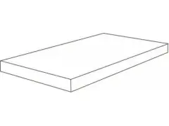 Charme Deluxe Invisible White Scalino Ang Dx (Угл Прав) Nat 330x80 Италон