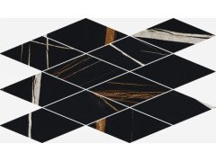 Charme Deluxe Sahara Noir Mosaico Diamond Lux 28x48 Италон