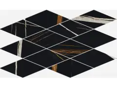 Charme Deluxe Sahara Noir Mosaico Diamond Lux 28x48 Италон