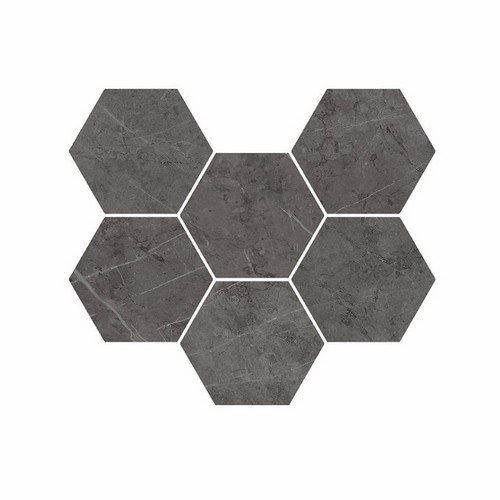 Charme Evo Antracite Mosaico Hexagon Cer 25x29 Италон