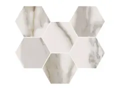 Charme Evo Calacatta Mosaico Hexagon Cer 25x29 Италон