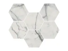 Charme Evo Statuario Mosaico Hexagon Cer 25x29 Италон