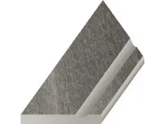 Contempora X2 Carbon Bor Svasato Round Sx Nat (Бортик С Выемкой Закругл Лев) 30x60 Италон