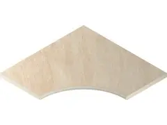 Materia Magnesio Bordo Nat 60x60 Ang.Round 30 Италон