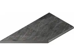 Materia Titanio Bordo Nat 30x60 Round Sx Уг.Лев. Италон
