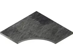 Materia Titanio Bordo Nat 60x60 Ang.Round 30 Италон