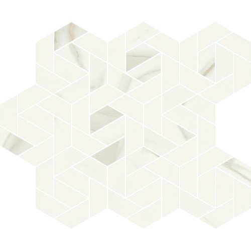 Metropolis Calacatta Gold Mosaico Icon Nat 28.6x34.7