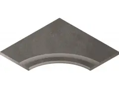 Millennium Black Bordo Nat 60x60 Svasato Ang.Round 30 Италон