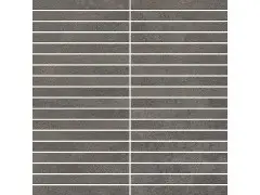 Millennium Black Mosaico Strip Nat 30x30 Италон