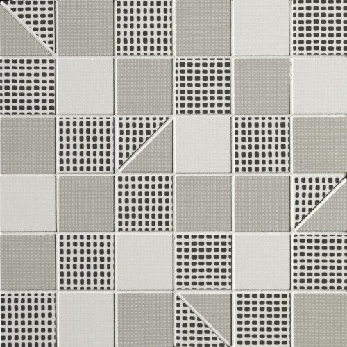 Pat Grey Slash Mosaico 30x30 FAP Ceramiche