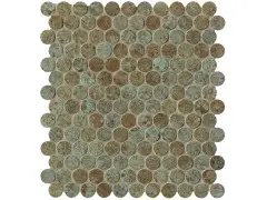 Sheer Deco Rust Round Mosaico 29.5x32.5 FAP Ceramiche