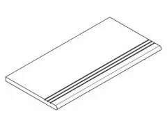 Ступень Закруг. Room Black Gradino Round Grip X2 30x60 Италон