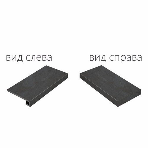 Surface Steel Scalino Angolare Destro (Угловая Правая) Nat 33x60 Италон