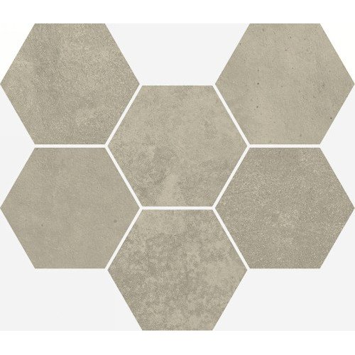 Terraviva Greige Mosaico Hexagon Nat 25x29 Италон