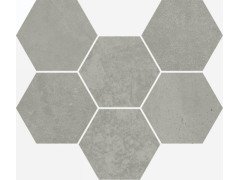 Terraviva Grey Mosaico Hexagon Nat 25x29 Италон
