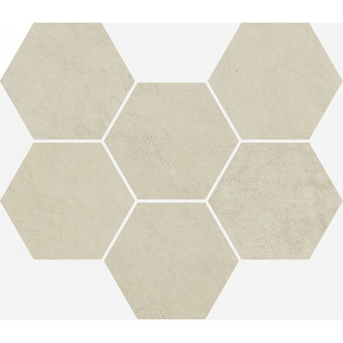 Terraviva Moon Mosaico Hexagon Nat 25x29 Италон