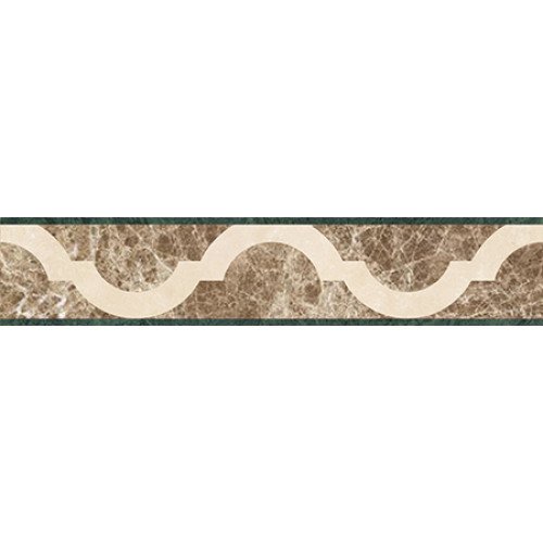 87 Waterjet Border 60х12 (Baroque) Marmocer