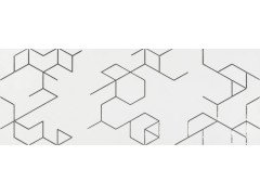 Керамическая плитка Dec. Polygon blanco Azulev
