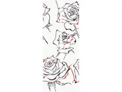 Керамическая плитка Панно 101*40.2 SPLENDIDA ROSA 1c  (4шт) Керлайф