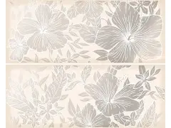 Керамическая плитка Панно 50.5*40.2 ELISSA MARFIL FIORE 1c  (2шт) Керлайф