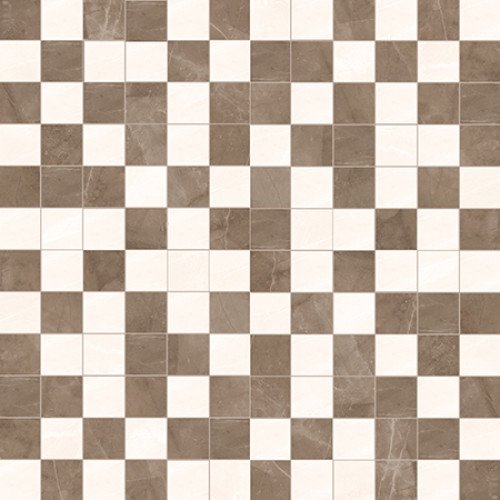 Керамическая плитка Мозаика 29.4*29.4 AMANI AVORIO/MARRON  Керлайф